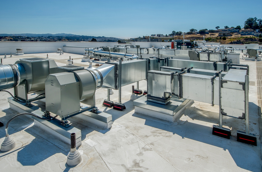 Rooftop HVAC Installation